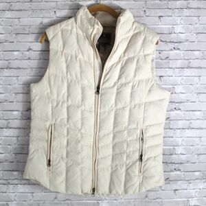 Royal Robbins Quilted Puffer Zip Vest Beige Size Small Women's